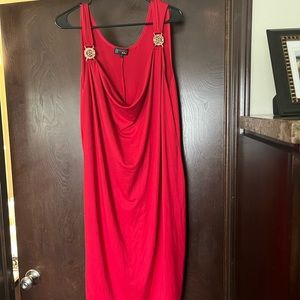 Red dress or beach cover up New sz 3x